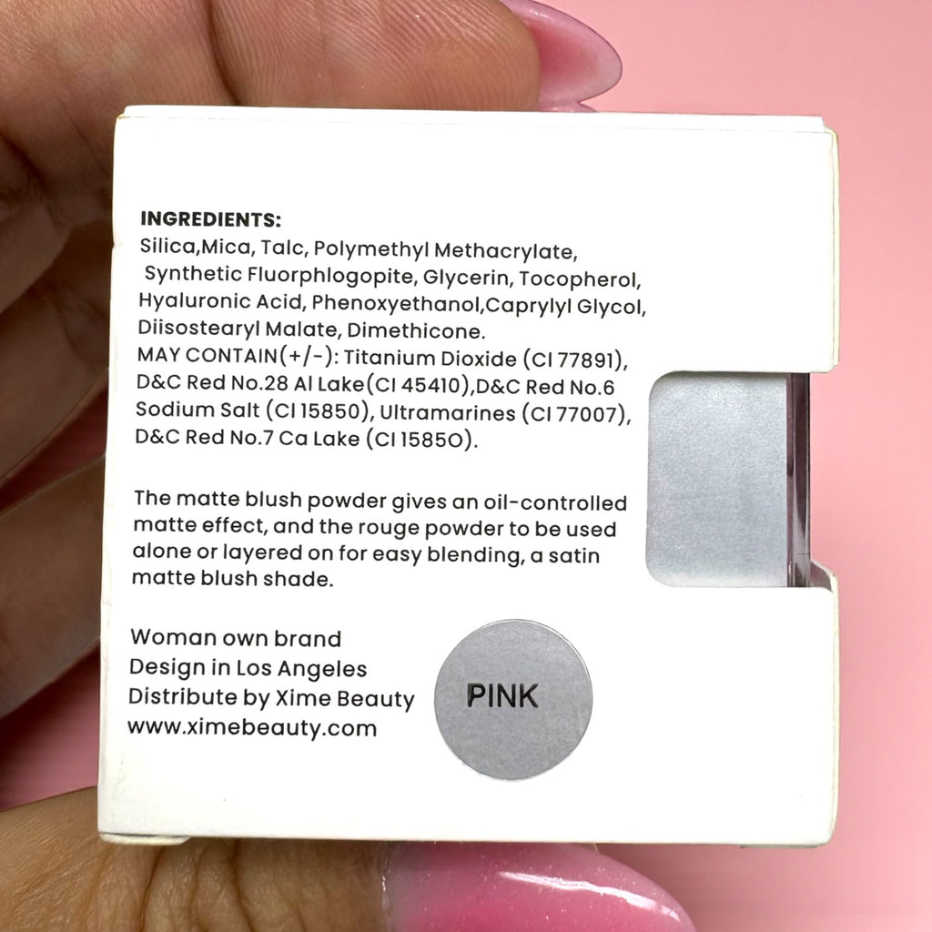 Luminous Blush Loose Powder - Matte Finish - Shade: PINK